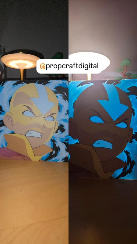 Avatar Aang Art Print Handmade Wall Decor