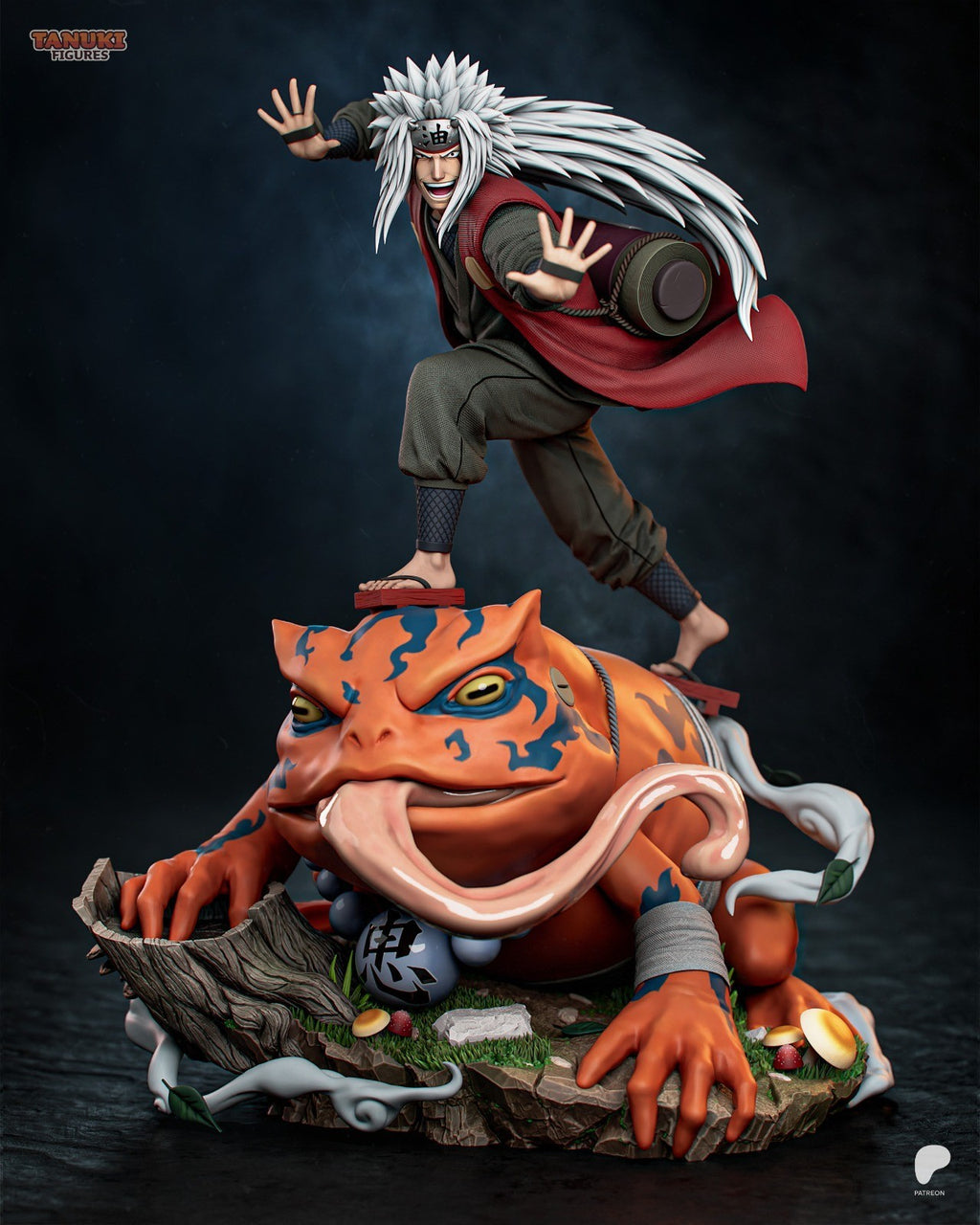 Jiraiya (Naruto) 3D Printed Garage Kit Figure