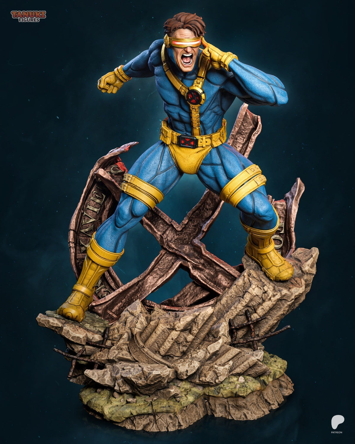 Cyclops (X-Men) 3D Printed Garage Kit Figure
