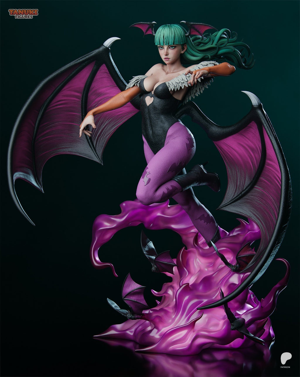Morrigan (Darkstalkers) 3D Printed Garage Kit Figure