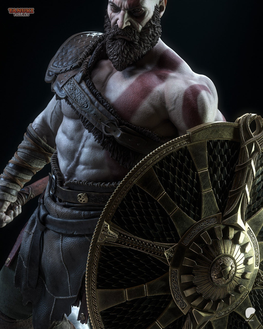 Kratos (God of War) 3D Printed Garage Kit Figure