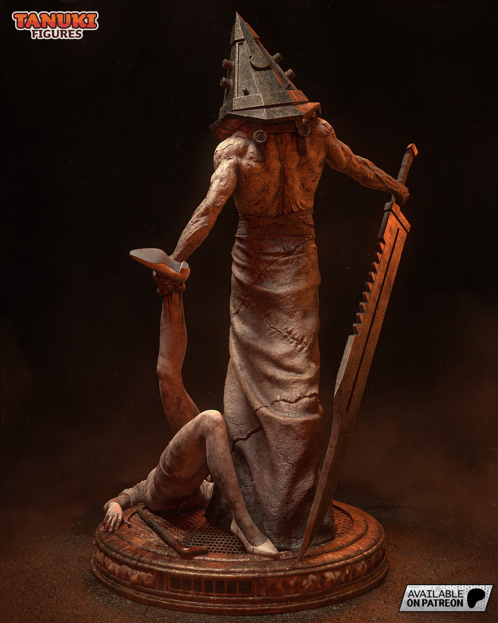 Pyramid Head (Silent Hill) 3D Printed Garage Kit Figure