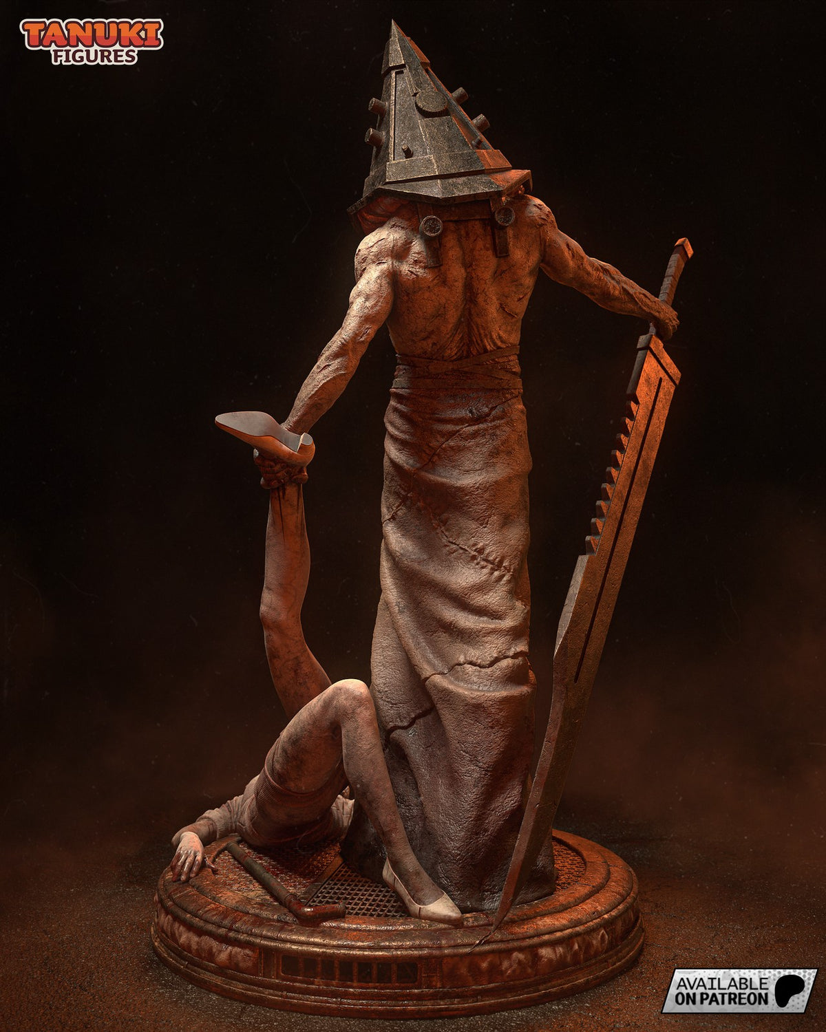 Pyramid Head (Silent Hill) 3D Printed Garage Kit Figure