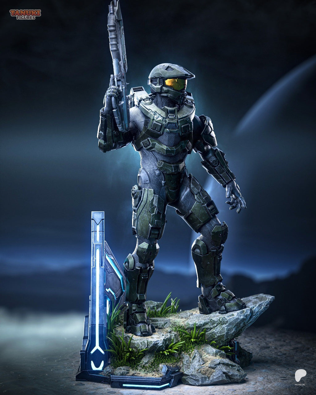 Master Chief (Halo) 3D Printed Garage Kit Figure
