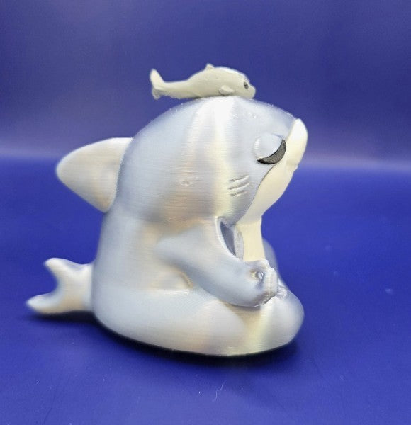 Zen Meditating Shark Figure
