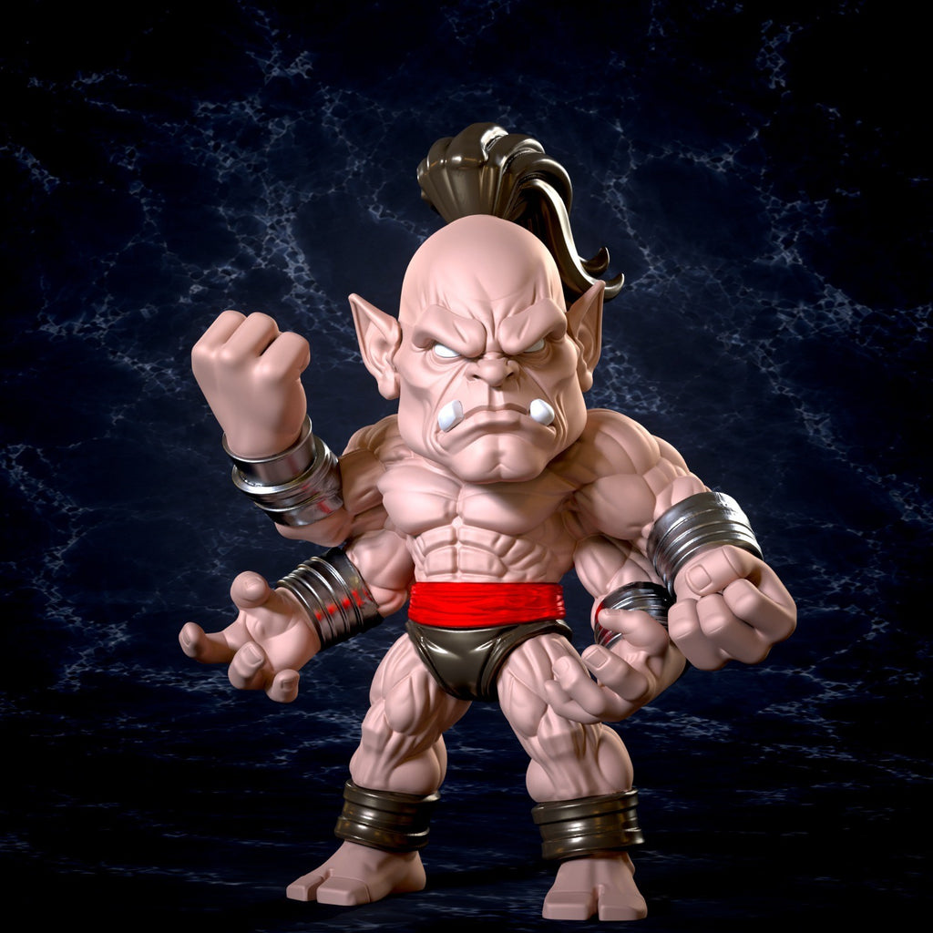 Goro Mortal Kombat Fan Art Figure Full Colour 3D Printed Statue