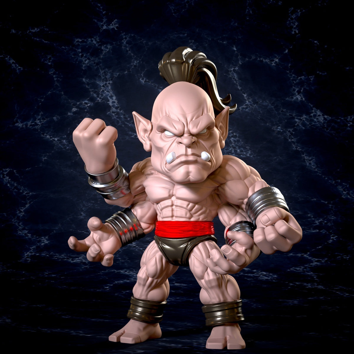 Goro Mortal Kombat Fan Art Figure Full Colour 3D Printed Statue