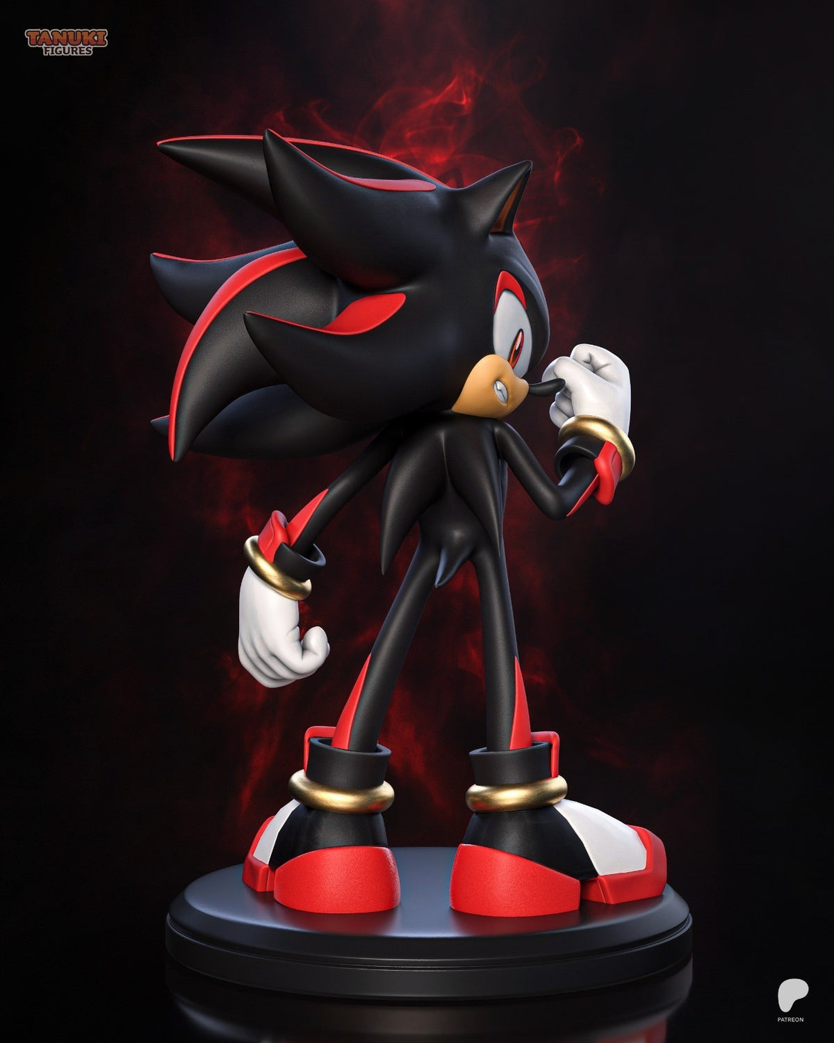 Shadow Toon (Sonic) 3D Printed Garage Kit Figure