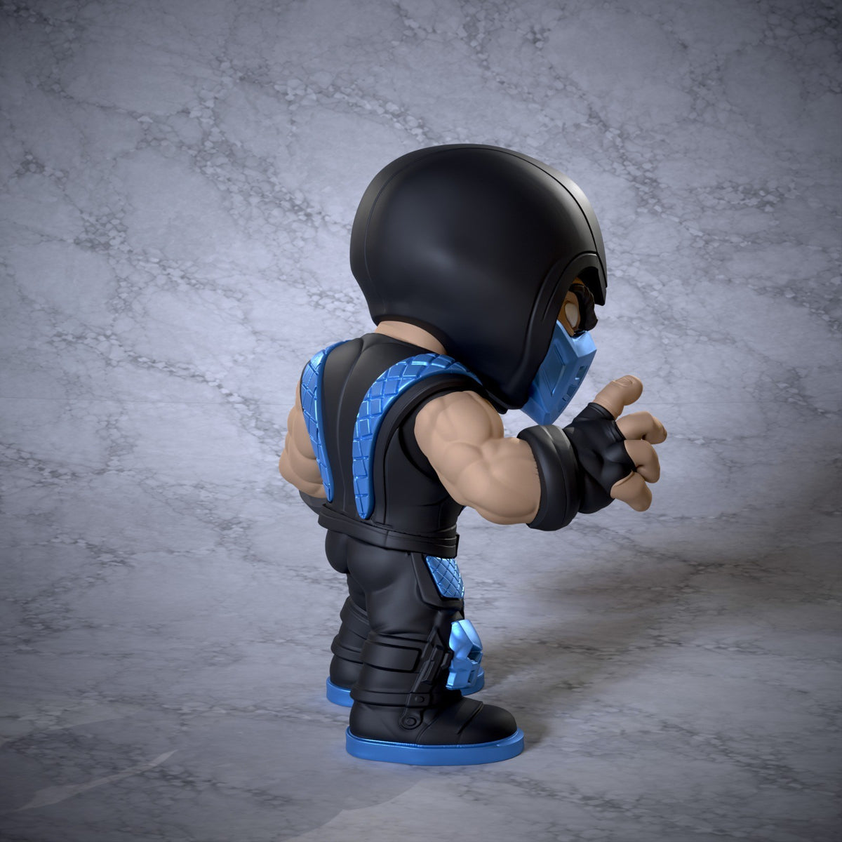 Sub-Zero Mortal Kombat Fan Art Figure Full Colour 3D Printed Statue