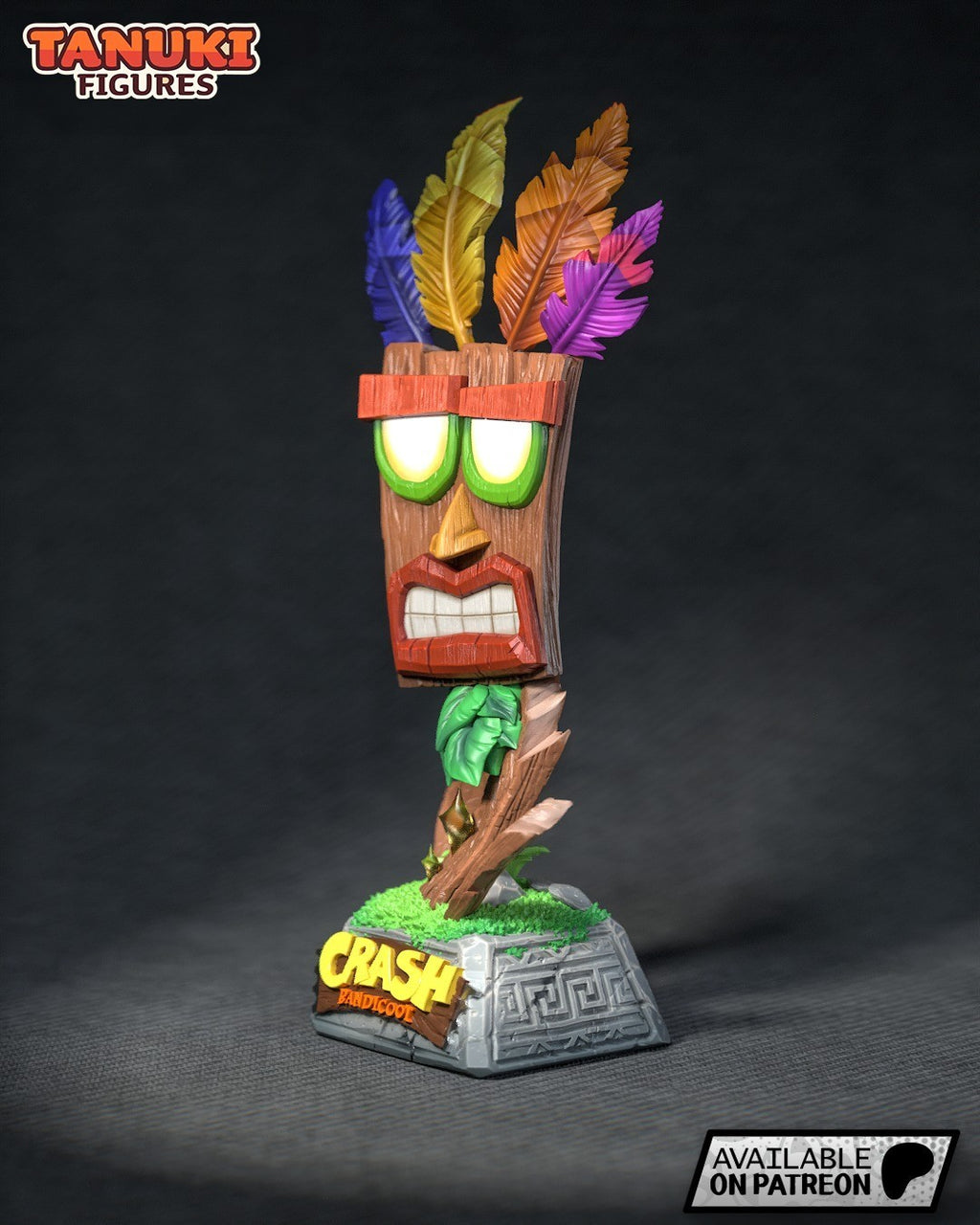 Aku Aku (Crash Bandicoot) 3D Printed Garage Kit Figure