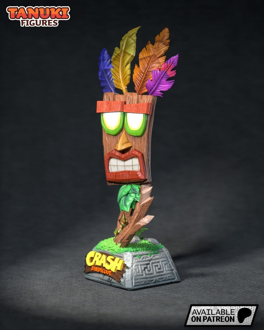 Aku Aku (Crash Bandicoot) 3D Printed Garage Kit Figure