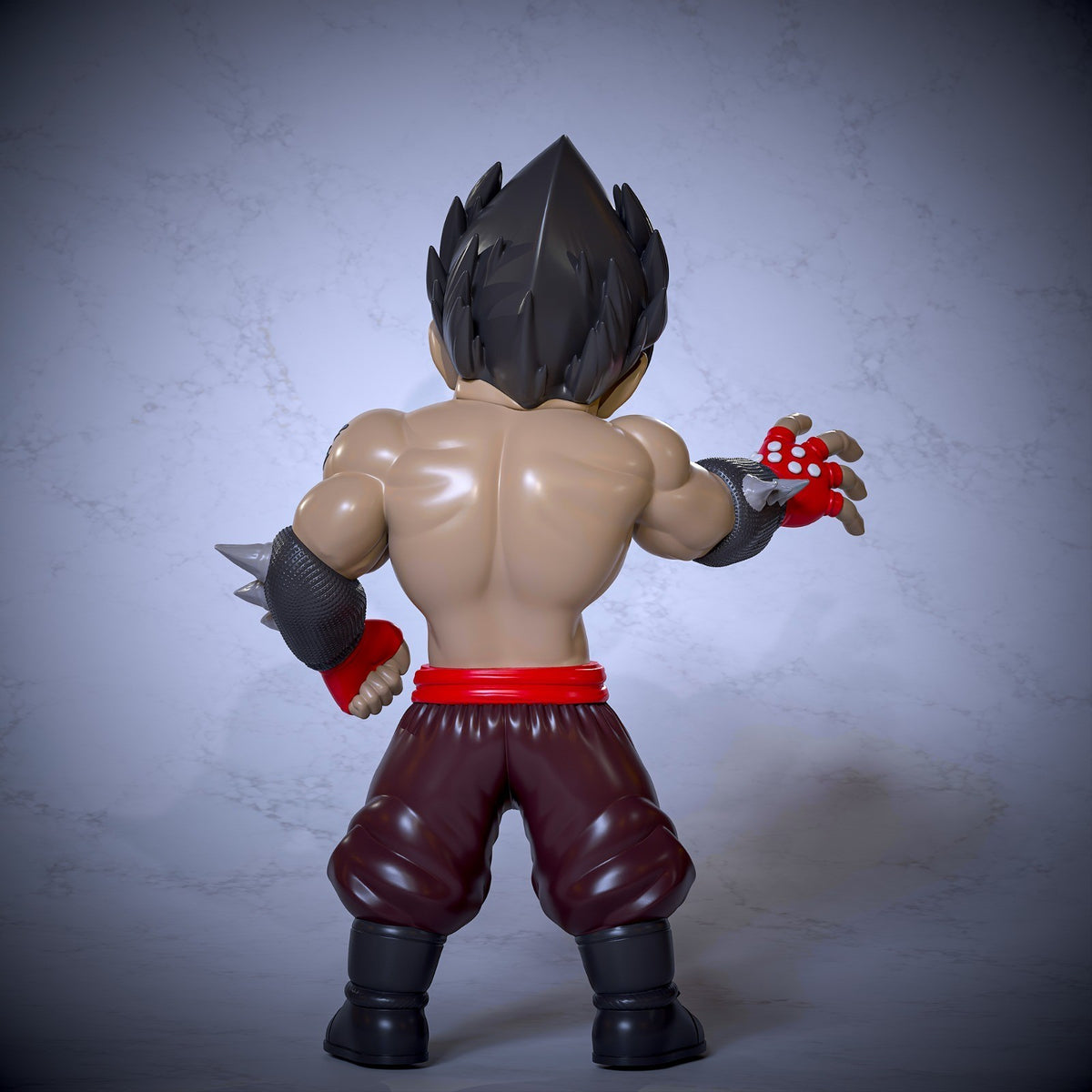 Jin Kazama Tekken Fan Art Figure Full Colour 3D Printed Statue