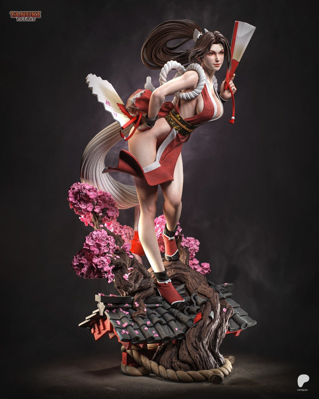 Mai Shiranui (King of Fighters) 3D Printed Garage Kit Figure