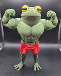 Flexing Gym Frog Figure