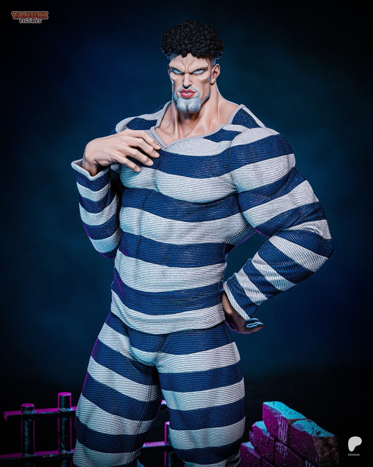 Puri-Puri (One Punch Man) 3D Printed Garage Kit Figure
