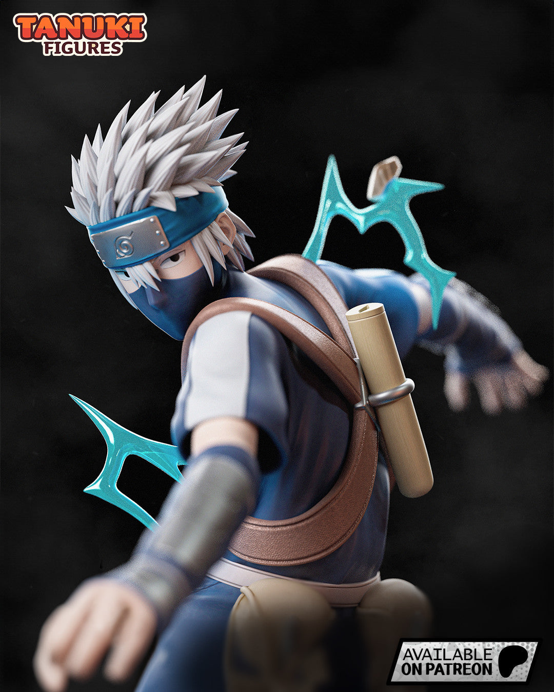 Young Kakashi (Naruto) 3D Printed Garage Kit Figure