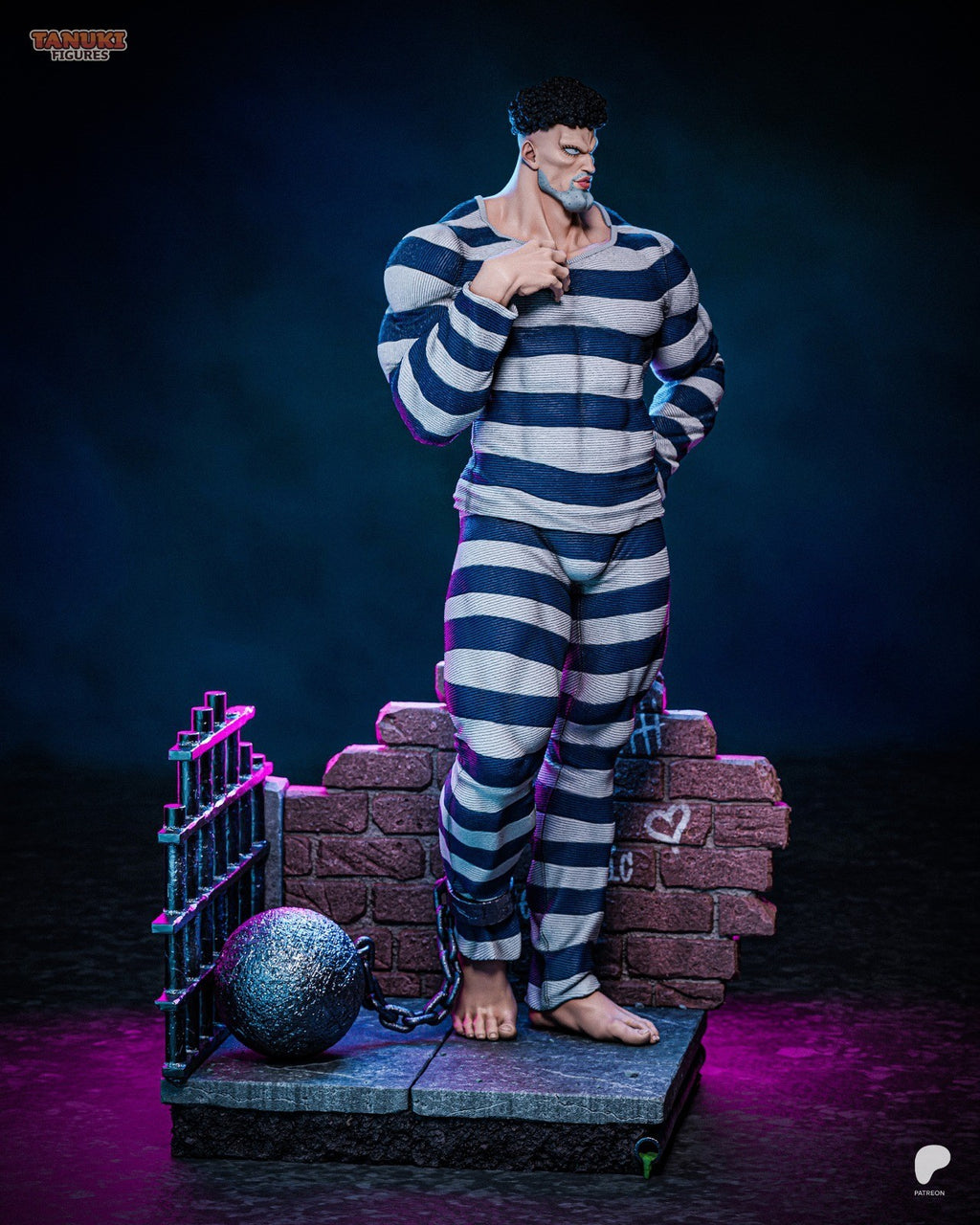 Puri-Puri (One Punch Man) 3D Printed Garage Kit Figure