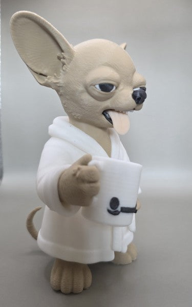 Tired Chihuahua Dog Figure