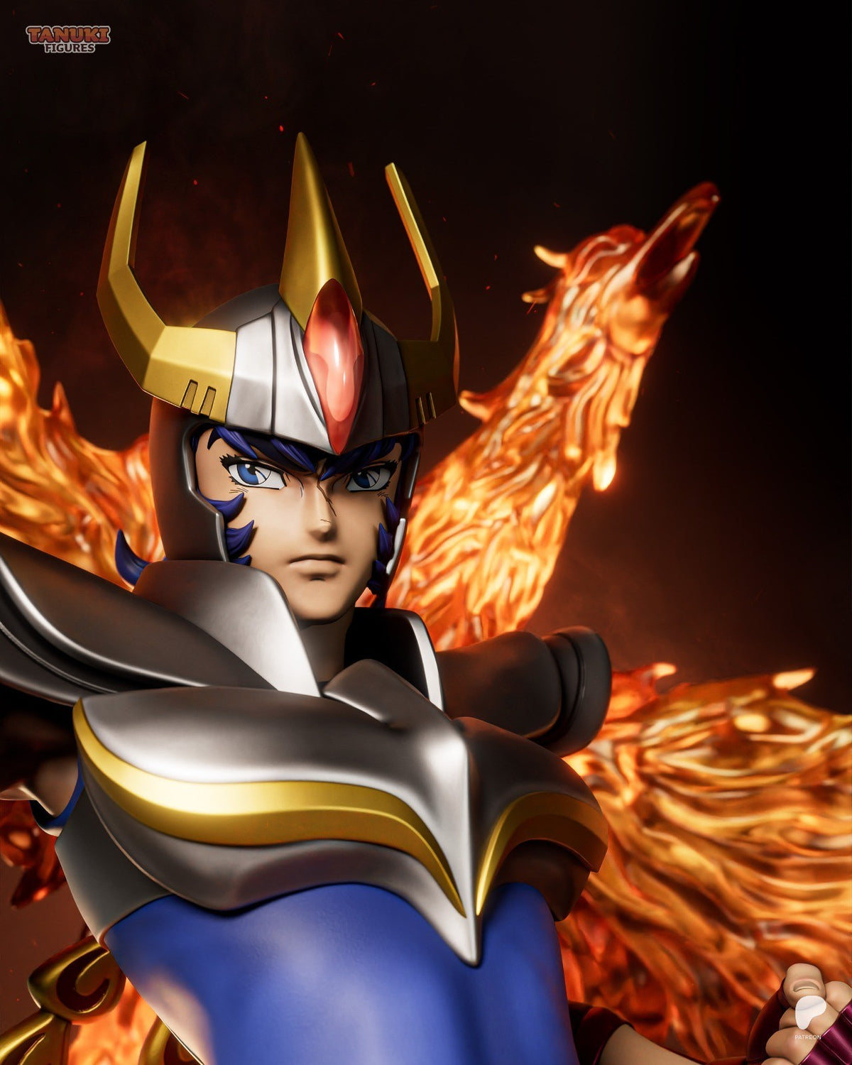 Phoenix Ikki (Saint Seiya) 3D Printed Garage Kit Figure