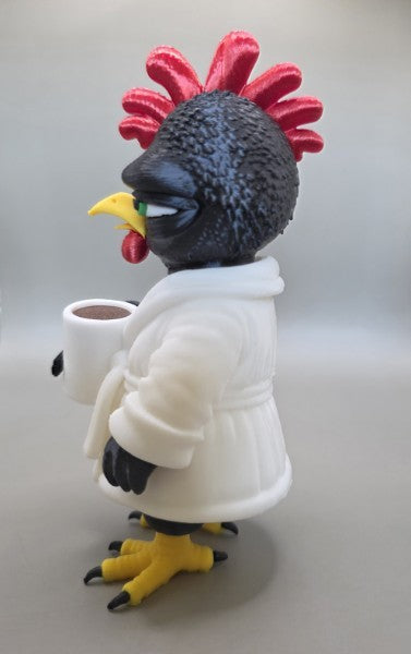 Tired Rooster Figure