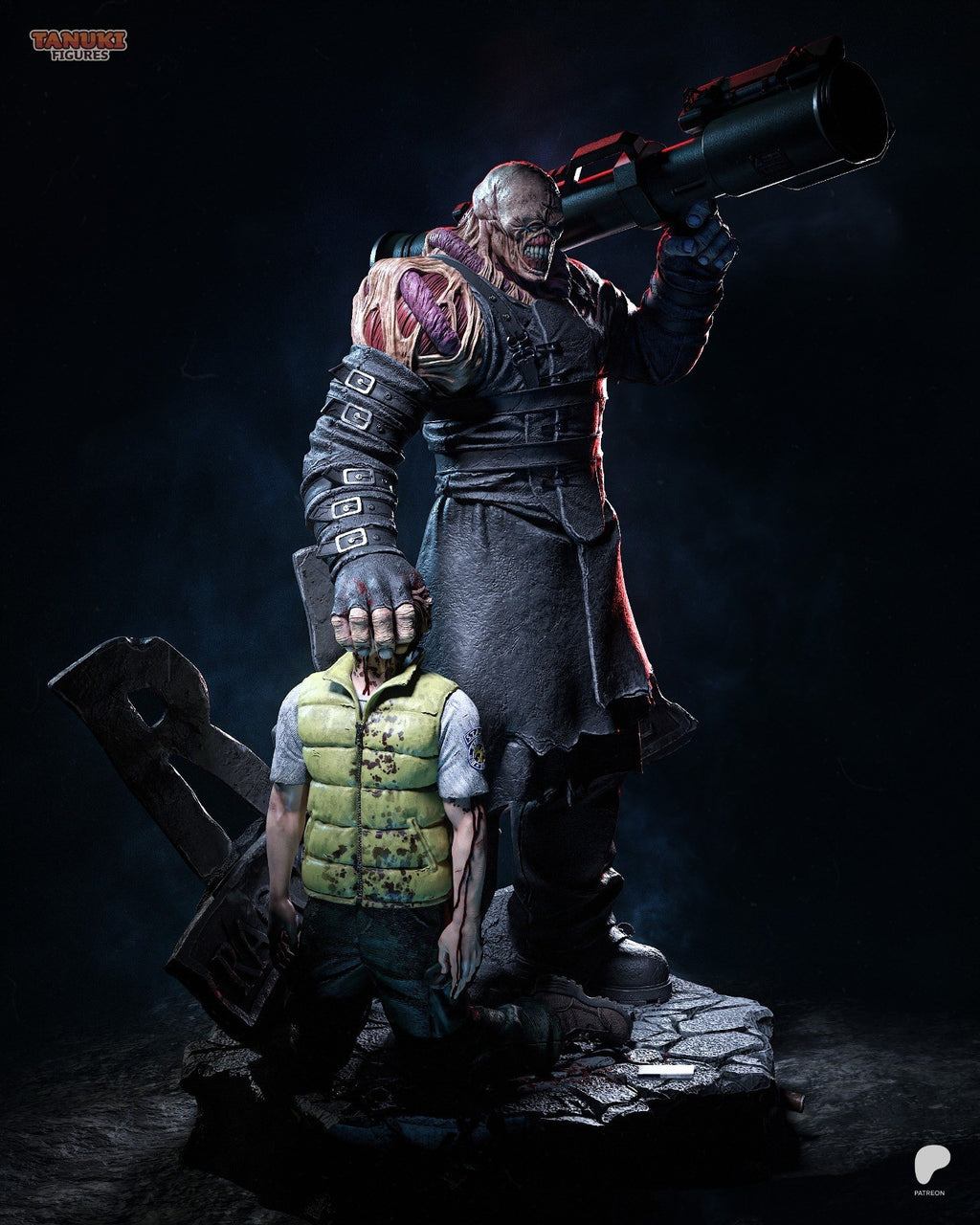 Nemesis (Resident Evil) 3D Printed Garage Kit Figure