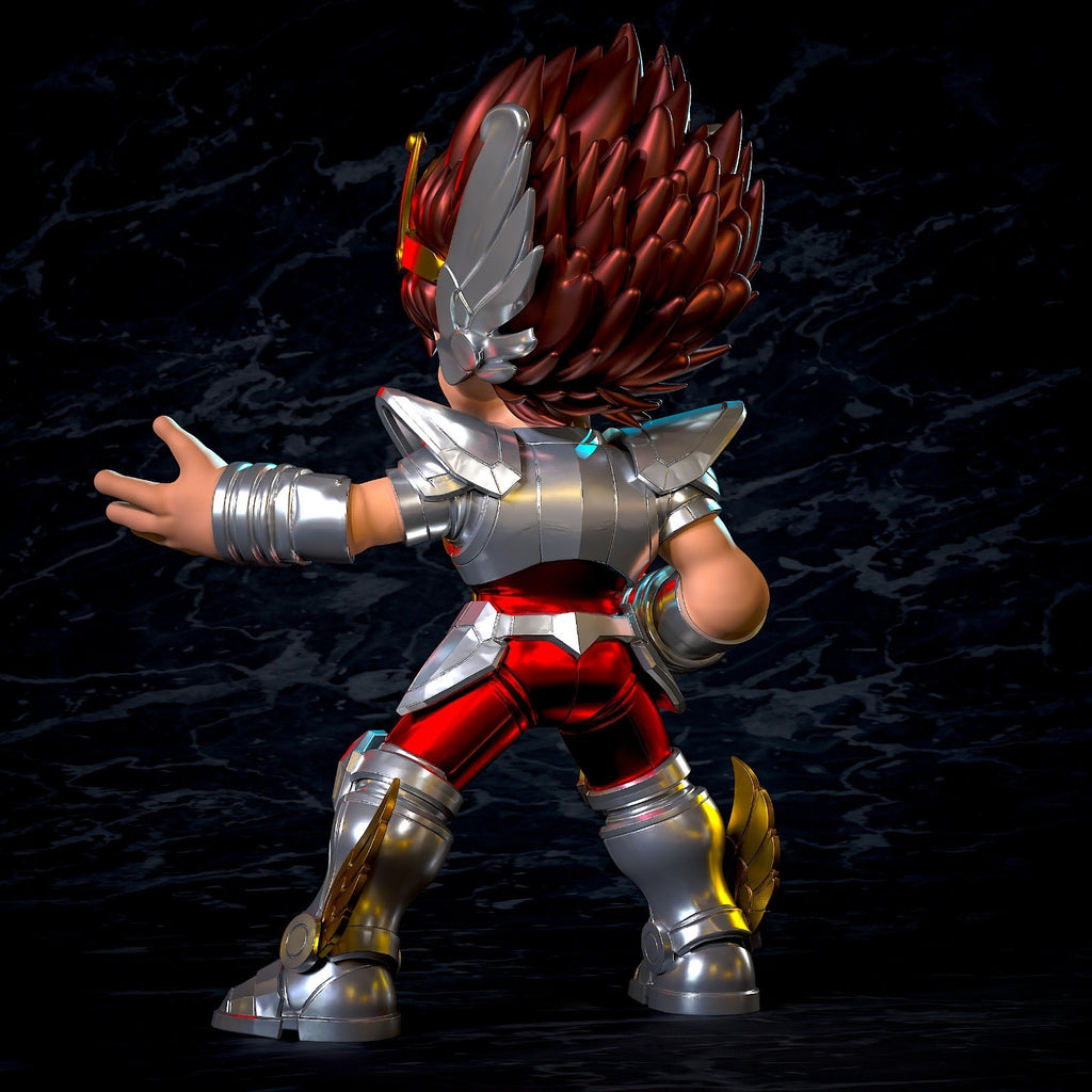 Pegasus Seiya Saint Seiya Fan Art Figure Full Colour 3D Printed Statue