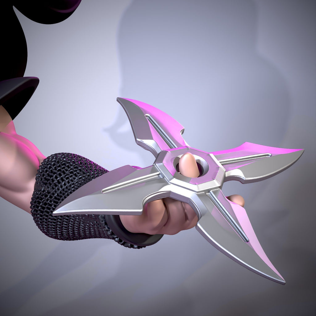 Mileena Mortal Kombat Fan Art Figure Full Colour 3D Printed Statue