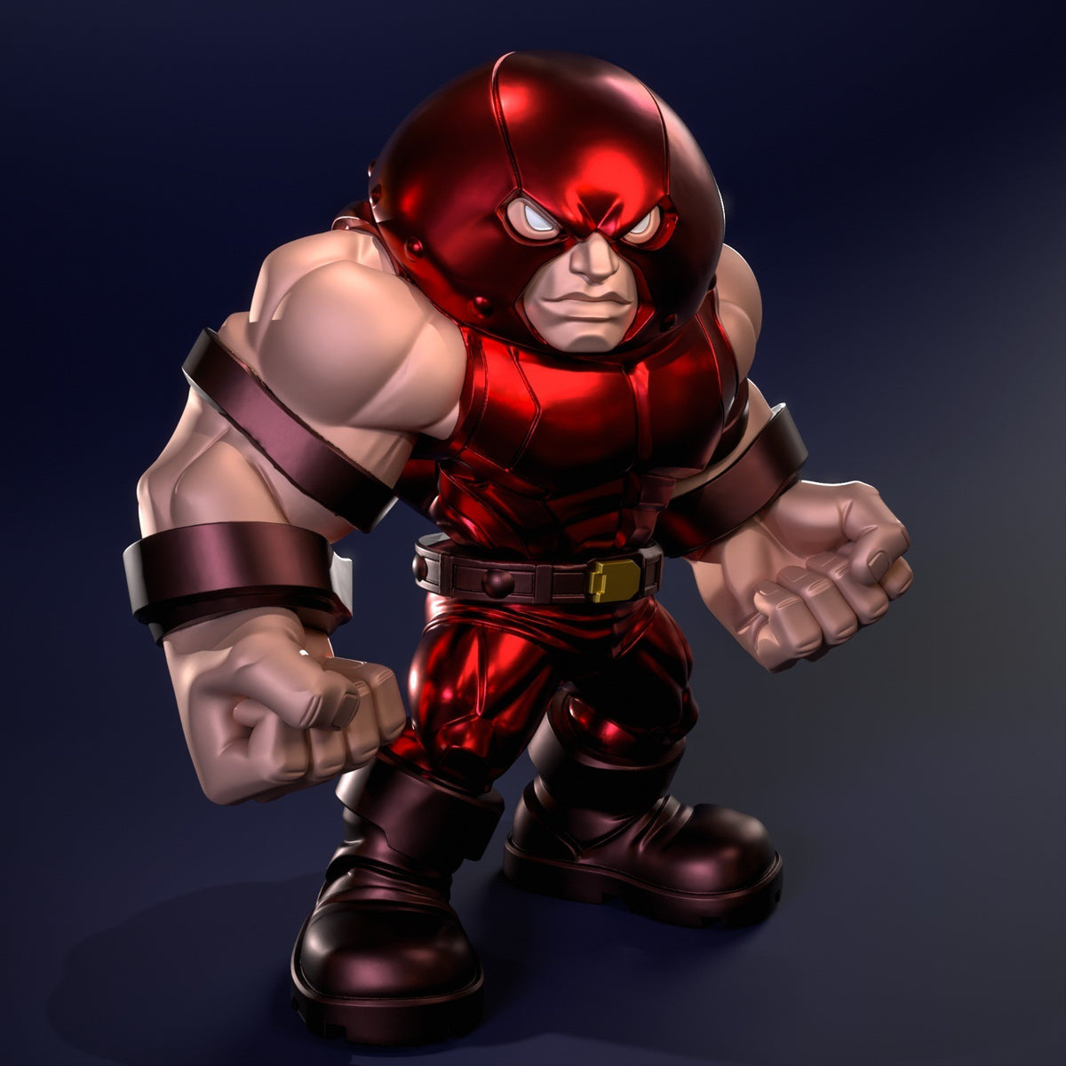 Juggernaut Marvel Fan Art Figure Full Colour 3D Printed Statue