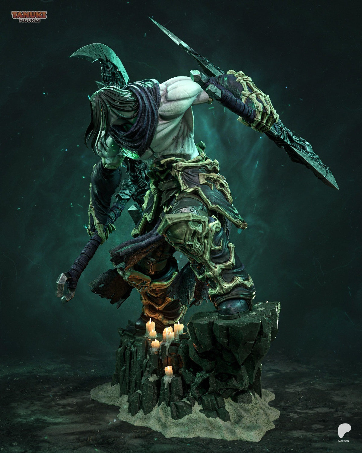 Death (Darksiders II) 3D Printed Garage Kit Figure
