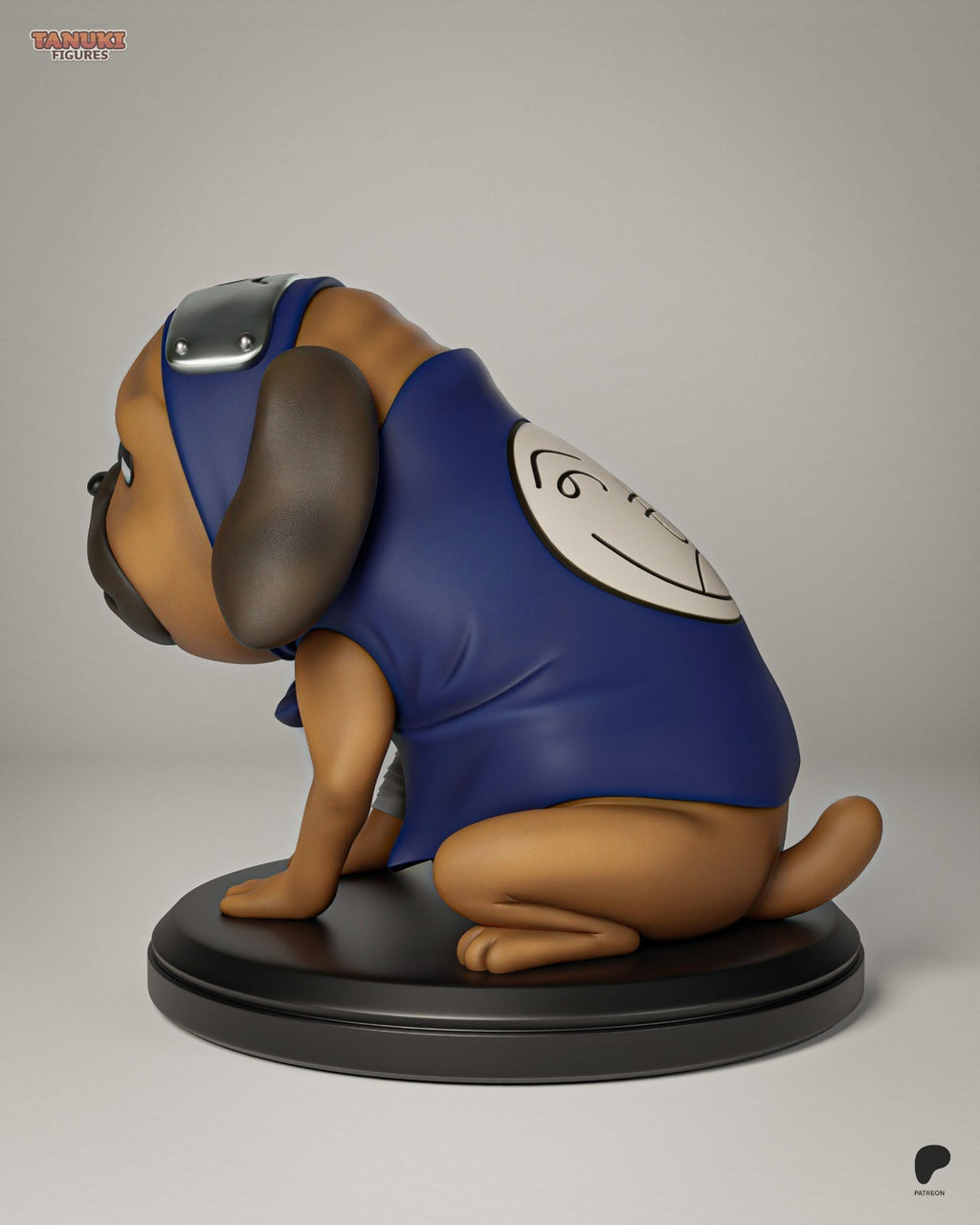 Pakkun (Naruto) 3D Printed Garage Kit Figure