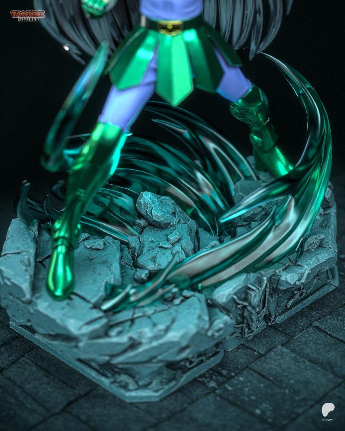 Shiryu (Saint Seiya) 3D Printed Garage Kit Figure