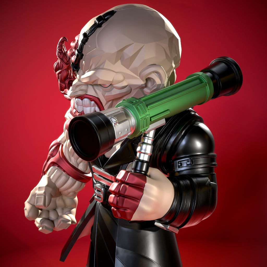 Nemesis Resident Evil Fan Art Figure Full Colour 3D Printed Statue