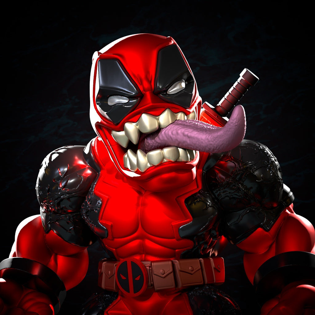 Venompool Marvel Fan Art Figure Full Colour 3D Printed Statue