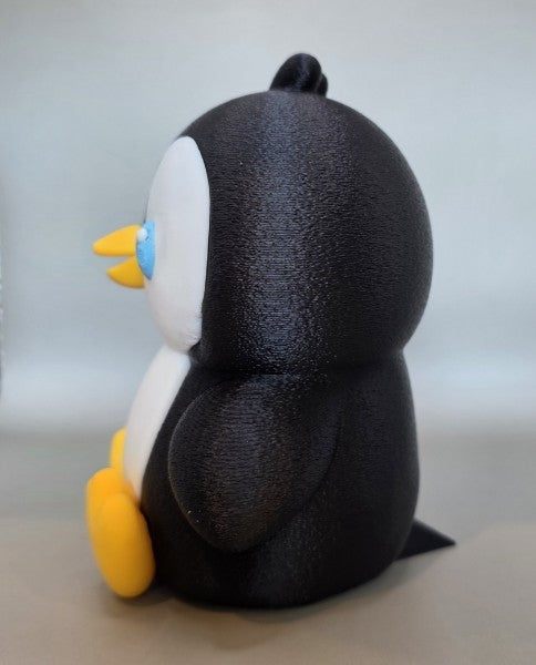 Fuzzy Penguin Figure