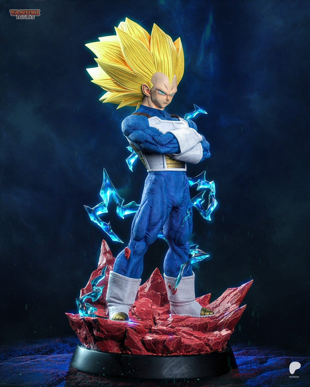 Vegeta SSJ3 (Dragon Ball) 3D Printed Garage Kit Figure