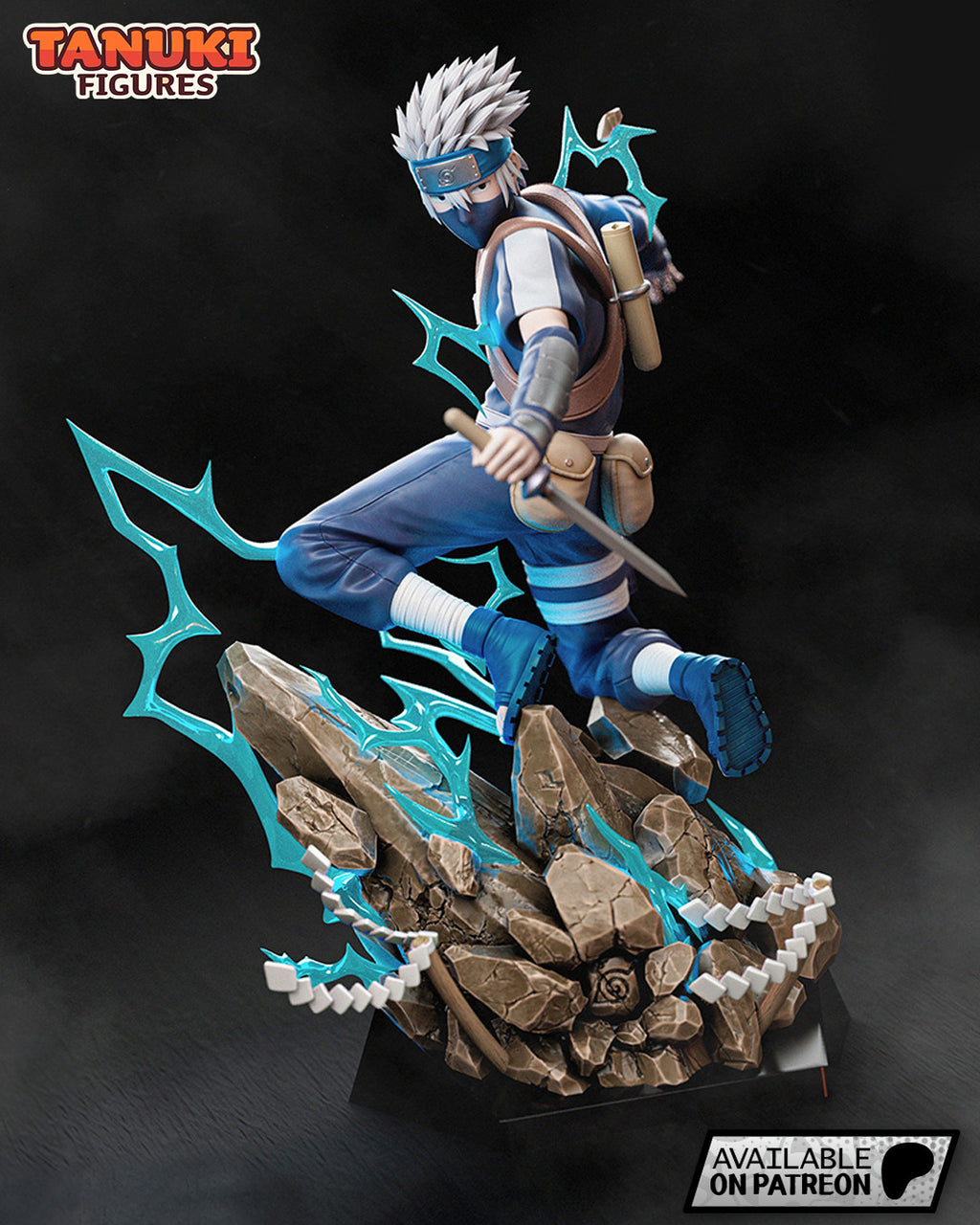 Young Kakashi (Naruto) 3D Printed Garage Kit Figure
