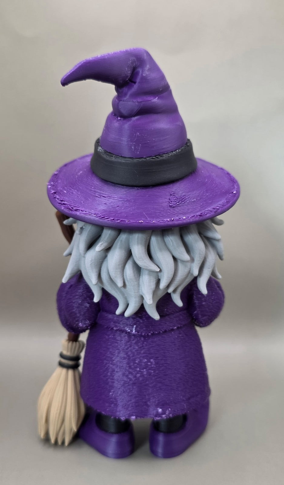 Tired Halloween Witch Figure