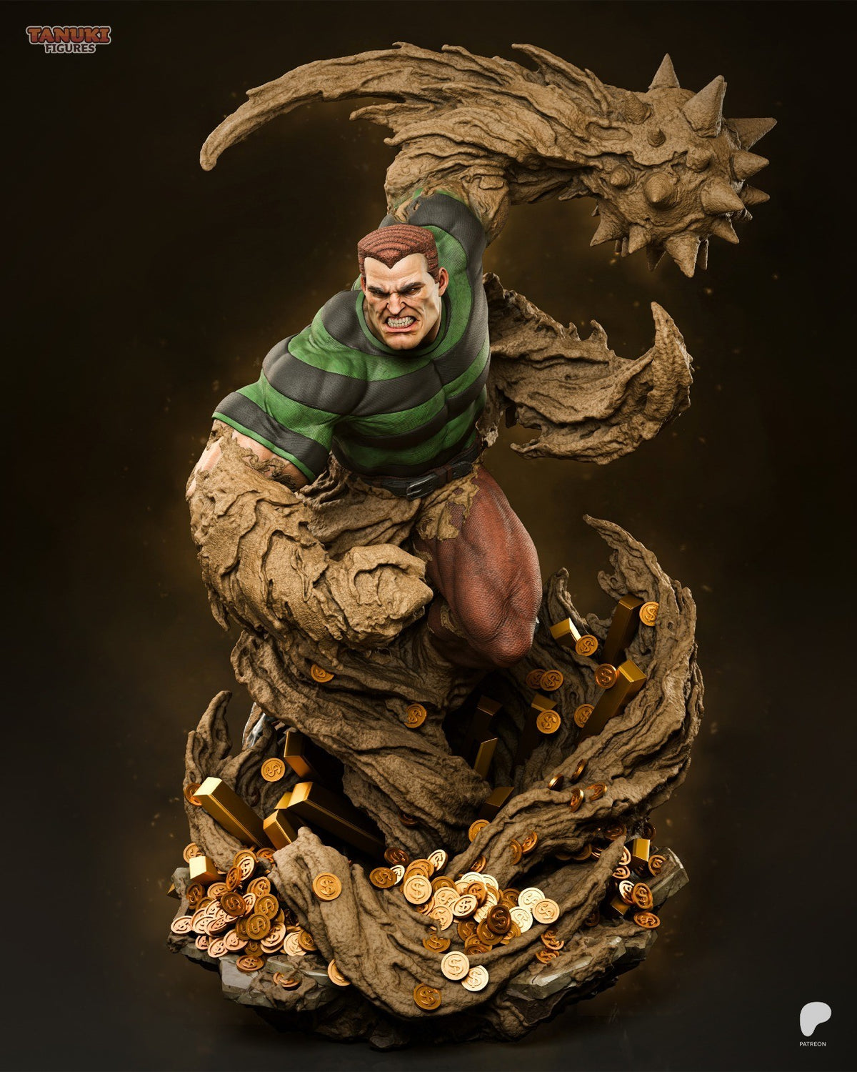 Sandman (Spider-Man) 3D Printed Garage Kit Figure