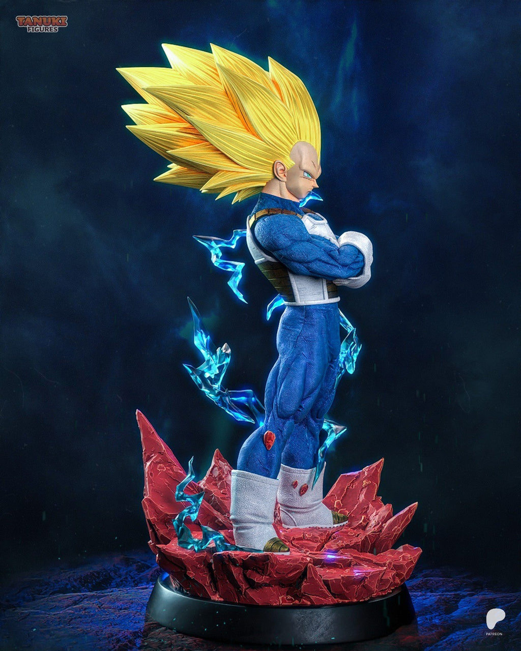 Vegeta SSJ3 (Dragon Ball) 3D Printed Garage Kit Figure