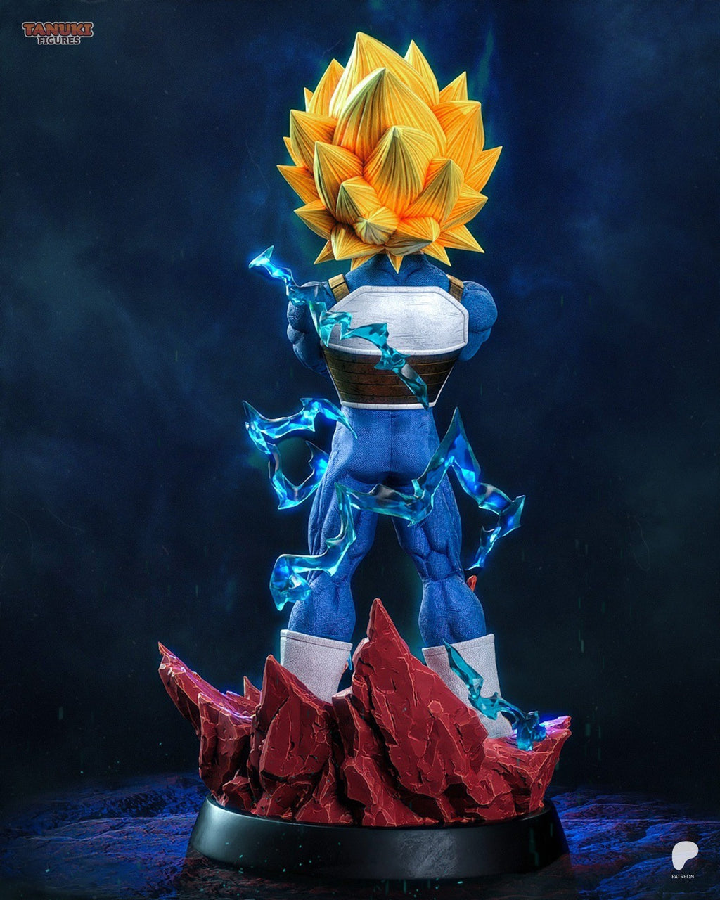 Vegeta SSJ3 (Dragon Ball) 3D Printed Garage Kit Figure