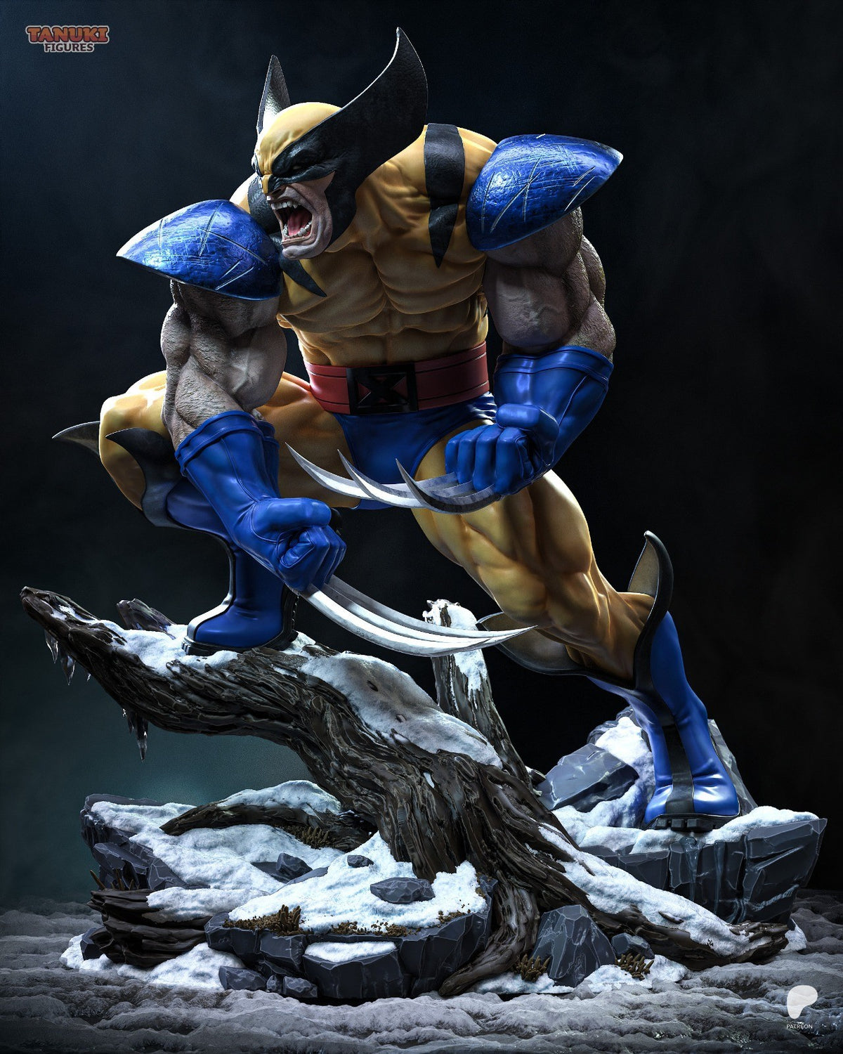 Wolverine (X-Men) 3D Printed Garage Kit Figure