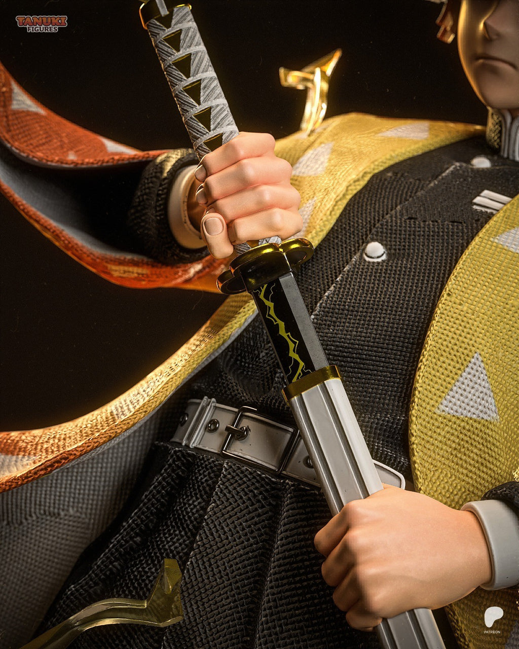 Zenitsu (Demon Slayer) 3D Printed Garage Kit Figure