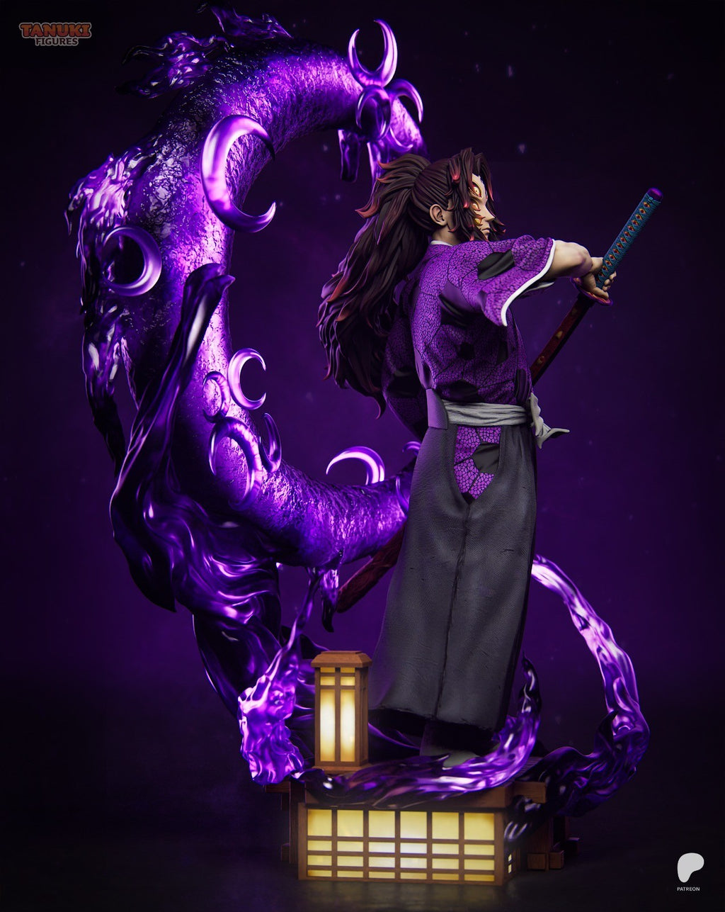 Kokushibo (Demon Slayer) 3D Printed Garage Kit Figure