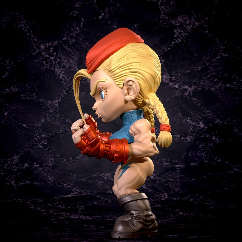 Cammy SF6 Street Fighter Fan Art Figure Full Colour 3D Printed Statue