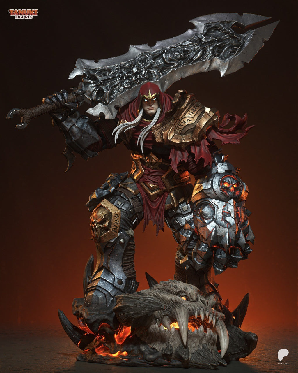 War (Darksiders) 3D Printed Garage Kit Figure