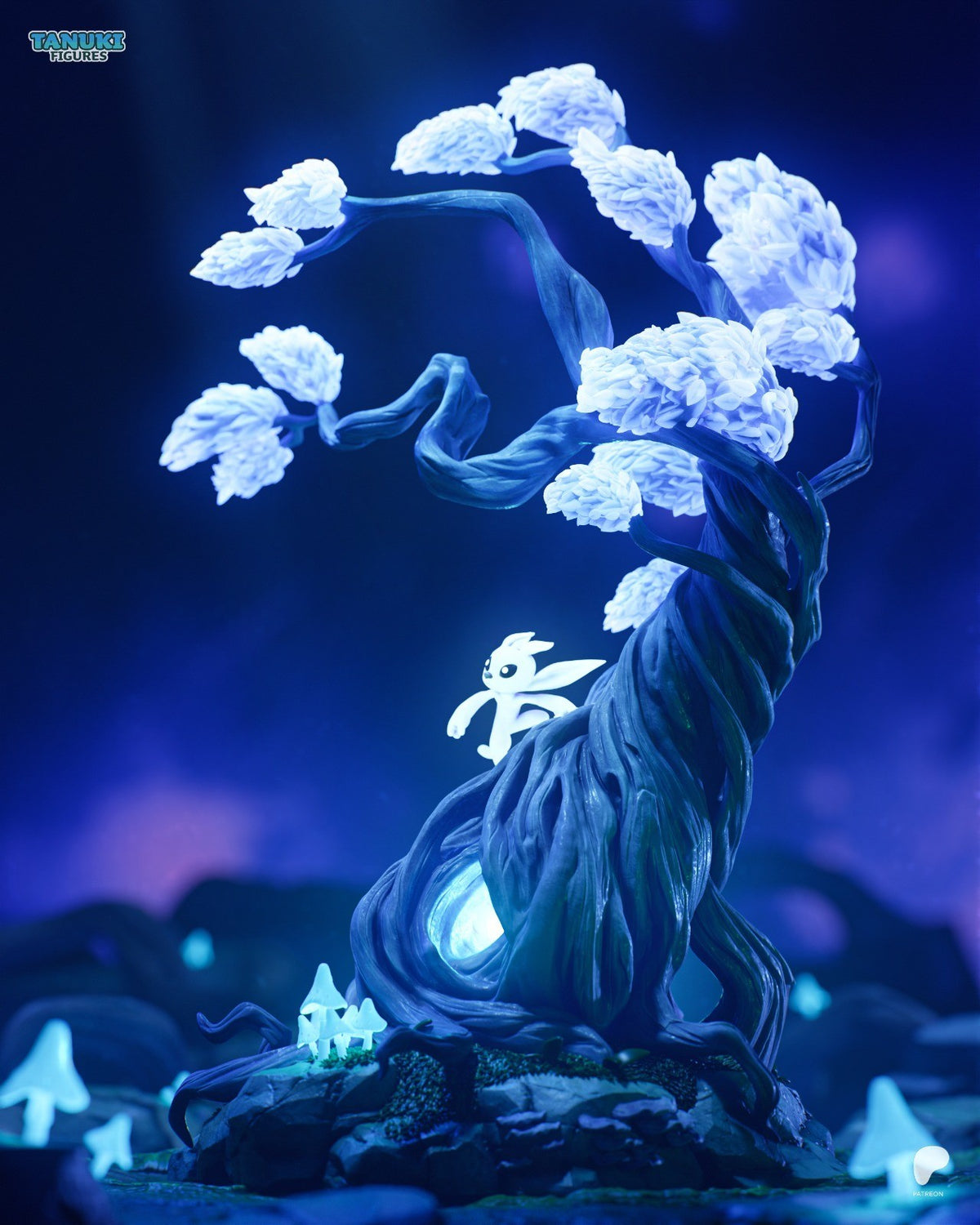 Ori Toon (Ori and the Blind Forest) 3D Printed Garage Kit Figure