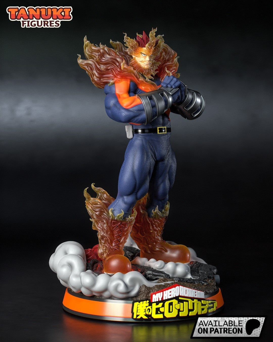 Endeavor (My Hero Academia) 3D Printed Garage Kit Figure