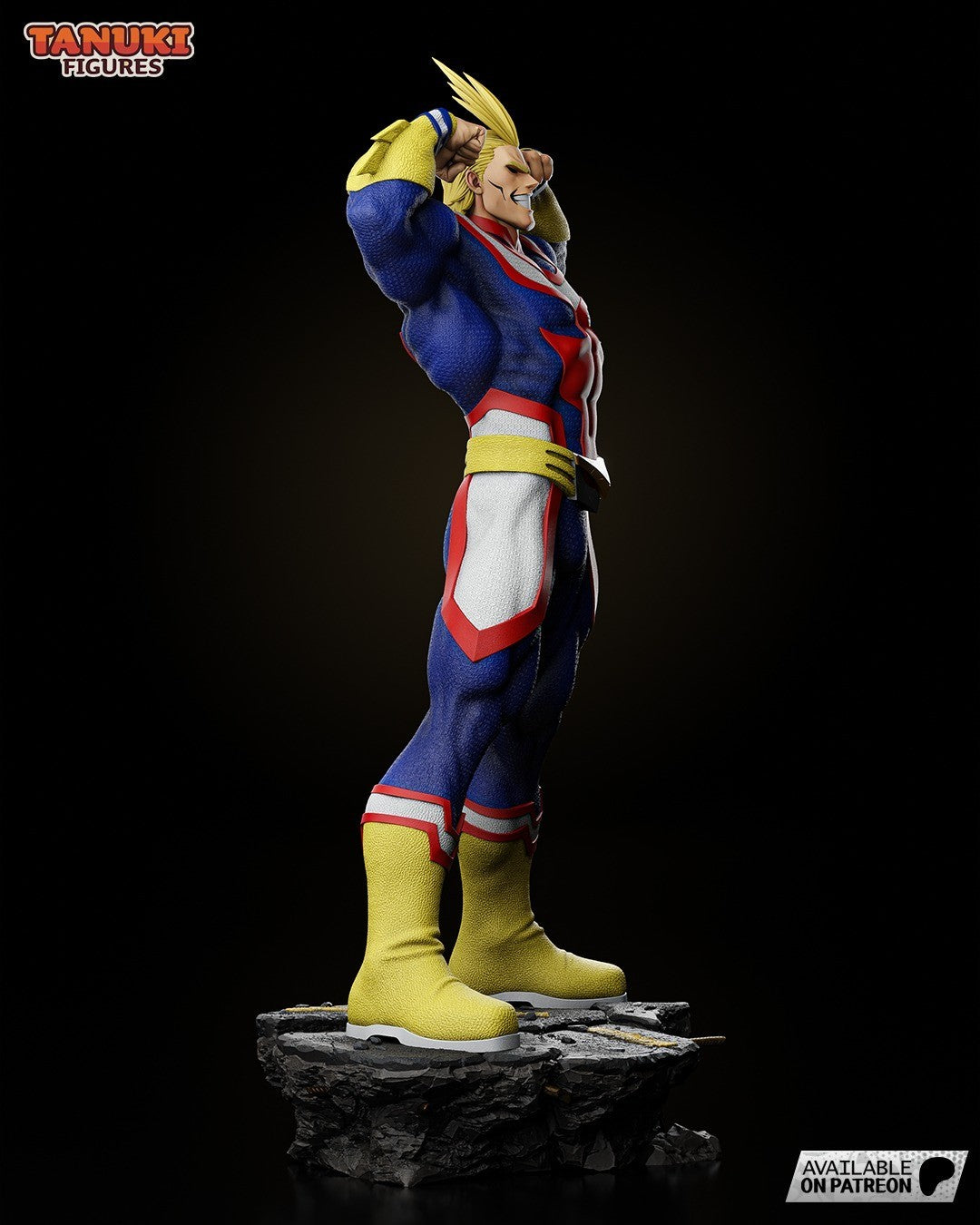 All Might (My Hero Academia) 3D Printed Garage Kit Figure