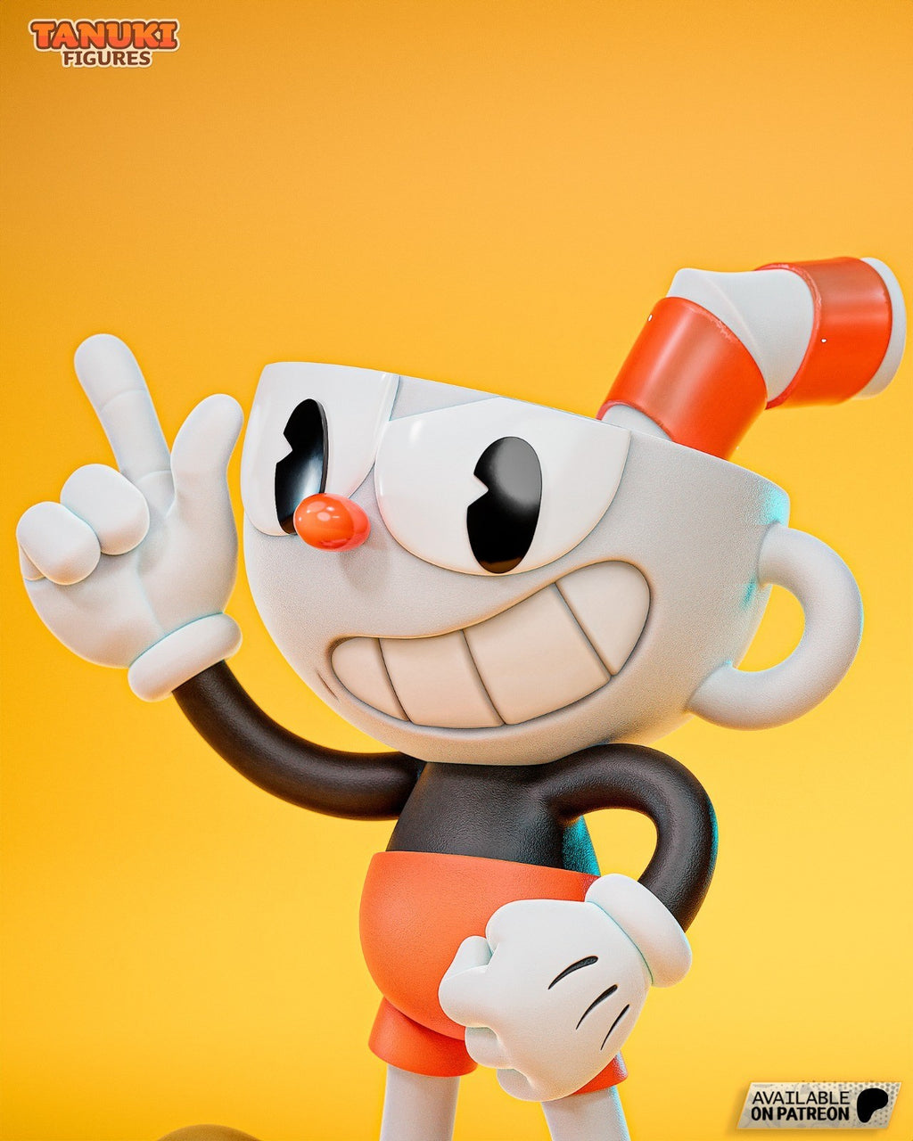 Cuphead Toon (Cuphead) 3D Printed Garage Kit Figure