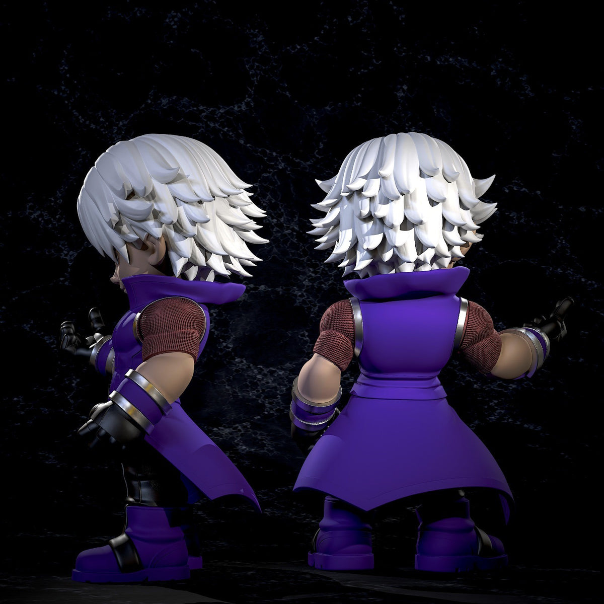 Lee Chaolan Tekken Fan Art Figure Full Colour 3D Printed Statue